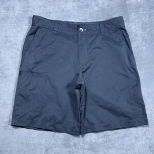Orvis Shorts Mens 34 Navy Performance Chino Fly Fishing Fisherman 9" Inseam Fish